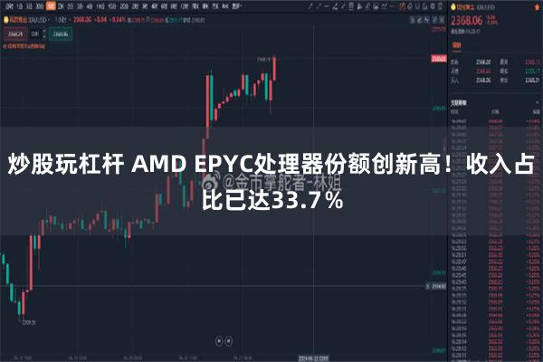 炒股玩杠杆 AMD EPYC处理器份额创新高！收入占比已达33.7％